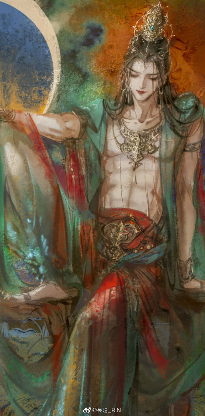 "卿红颜 浸染红尘 妙笔难书 一纸惆怅" 画师@长阳