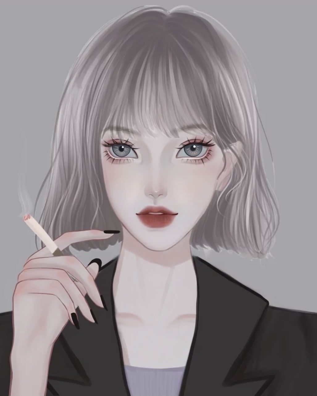 堆糖一婉(优质手绘女头)
