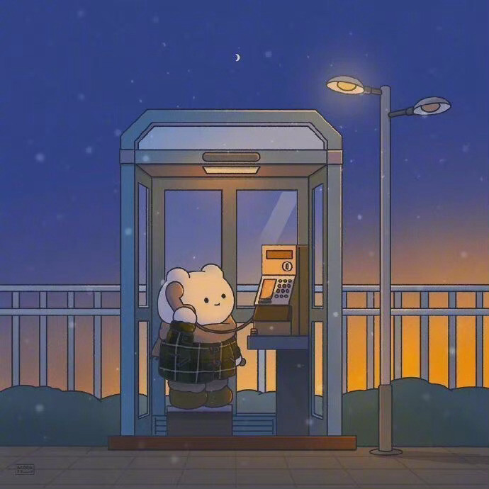 手绘动漫可爱背景图
