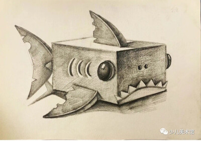 蝴蝶的创意素描