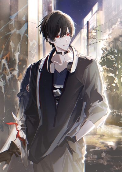 二次元少年高颜值侵权删