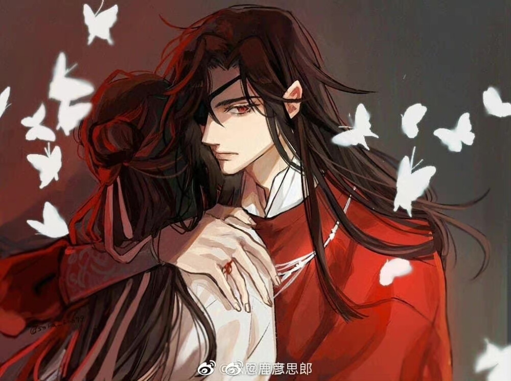 天官赐福# #漫画# 花城:「我的.」 by:そらなき