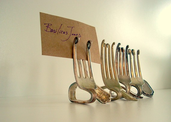 废物利用,不用的叉子用来托起我对你小小的爱意.