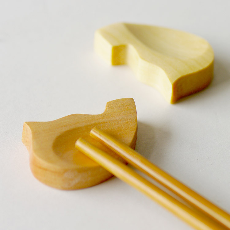 日式和风鸟形筷架筷托真可爱