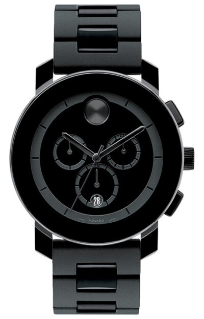 watch手表背景图,苹果watch手表壁纸 black bracelet chronograph watch movado bold 黑色经典款手表~ 有