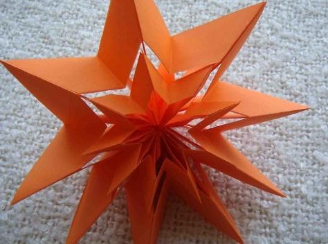 折纸星挂饰手工制作