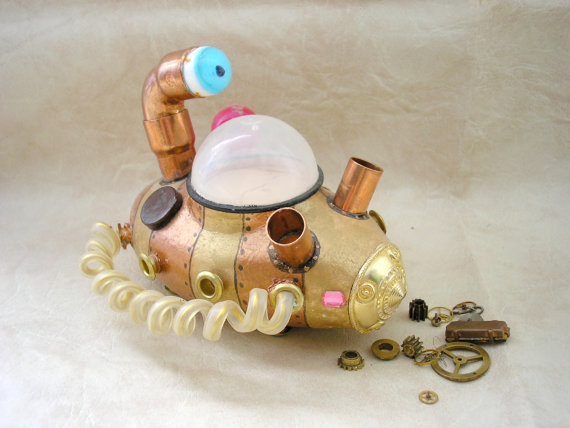 手工 改造 潜水艇 创意 玩具 摆件 小礼物
