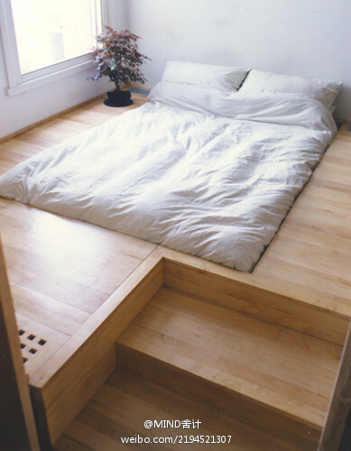 「japanese bed 」兼具收纳与加热功能的下沉式床铺,由oliver peake