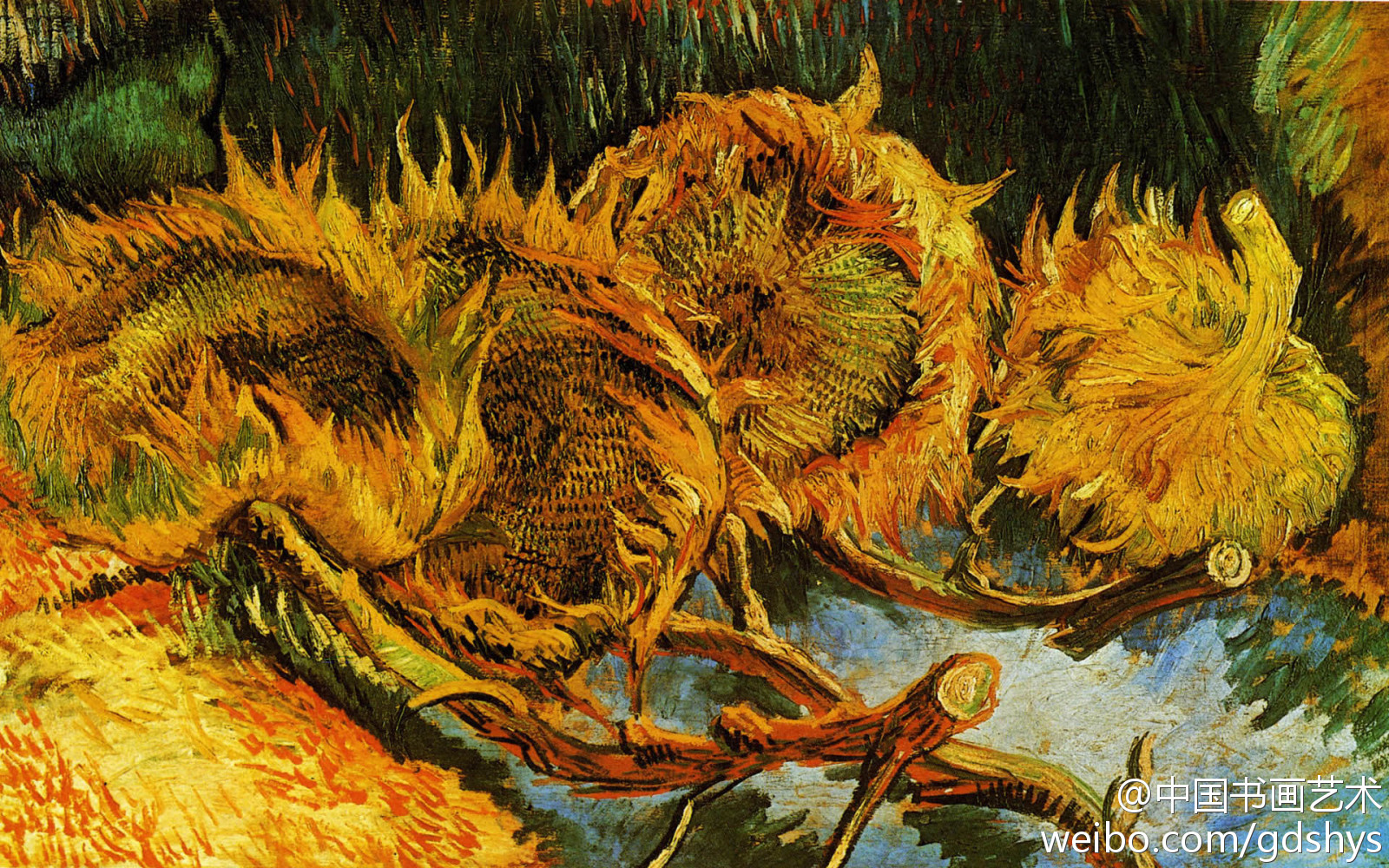 梵高 油画 《向日葵》