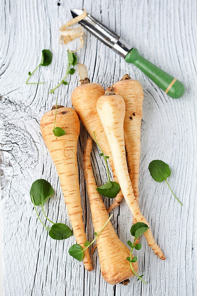 parsnips for tortilla de patatas