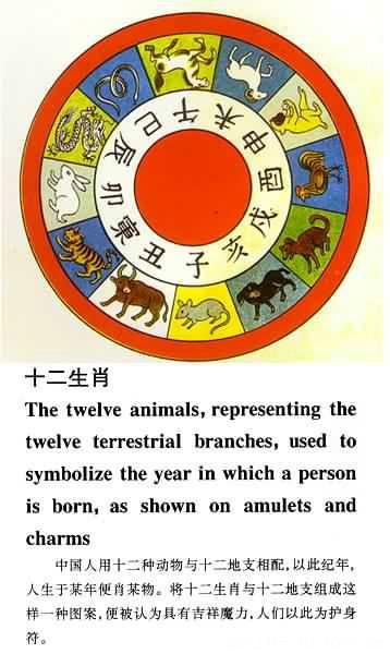 十二生肖与十二地支在古老中国的魅力