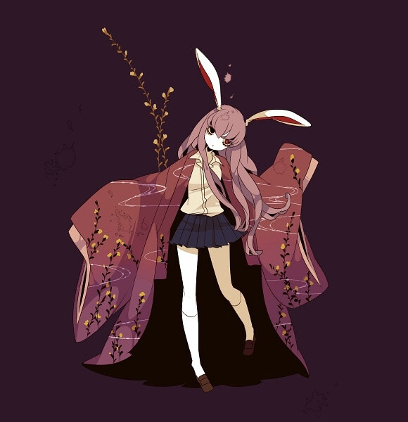 【兔耳娘】日本画师keeggy作品.