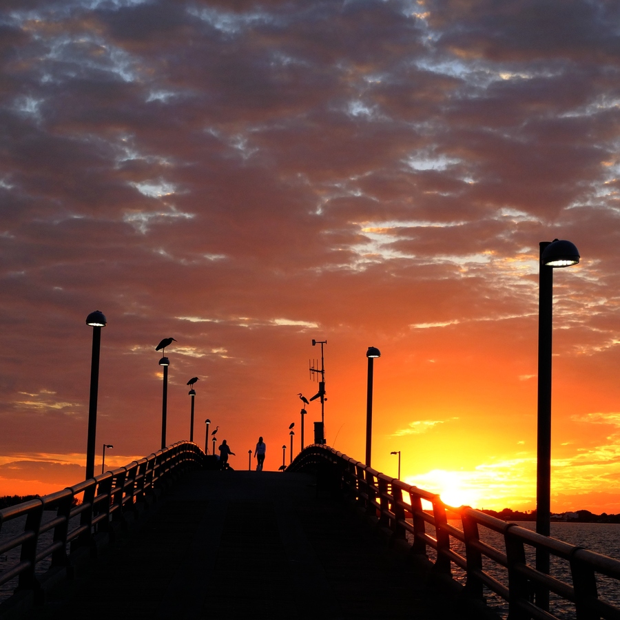 evening on the pier"