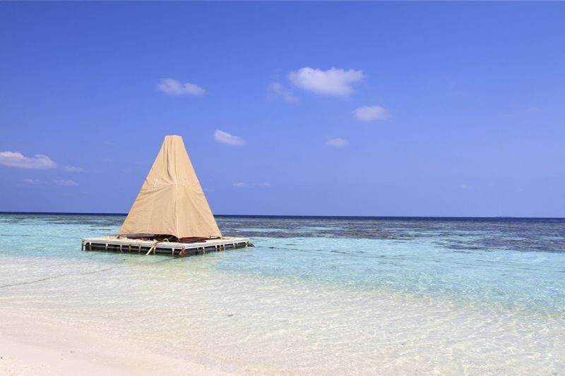 迷人的马尔代夫海景