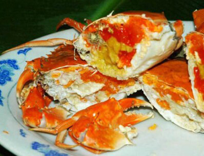 海南的和乐膏蟹~好诱人啊!