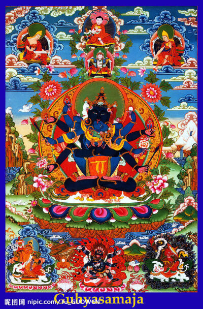 藏传佛教壁画唐卡