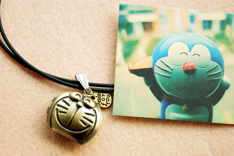 doraemon可爱哆啦a梦项链机器猫相盒叮当猫多啦a梦