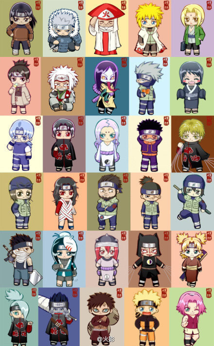 超可爱火影q版人物喜欢就转走吧