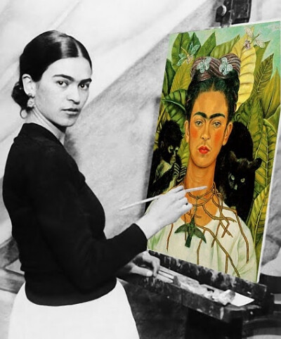 收集   点赞  评论  the two fridas,弗里达·卡罗(frida kahlo)