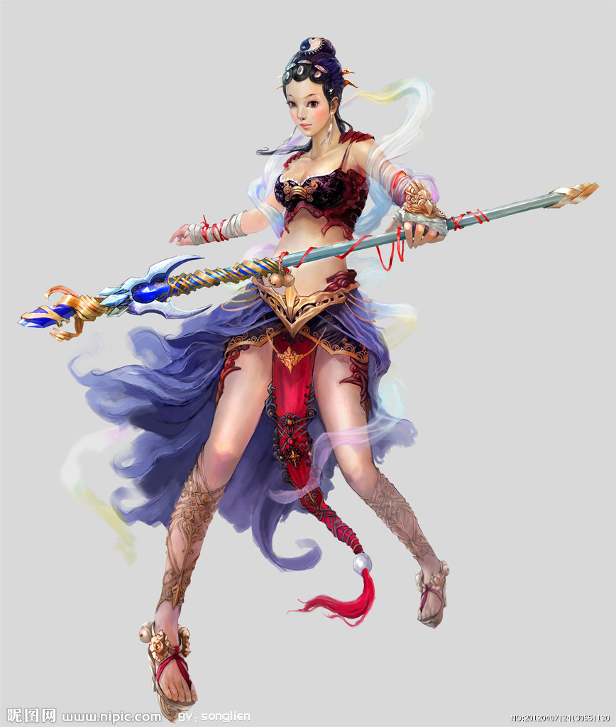 美女设计图_cg人物-魔幻_动漫人物_动漫动