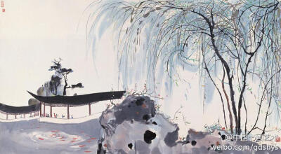 吴冠中 作品《能不忆江南》