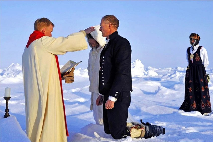 【全世界第一场北极婚礼】你是否也曾想拥有一场美妙的白色婚礼?