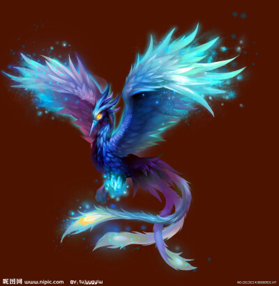 梦幻凤凰 古人历来将凤凰视为一鸟,于是凤亦由风神转换为火神