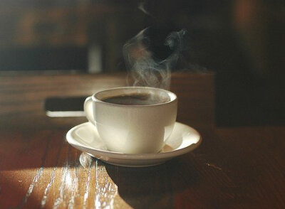 清晨一杯咖啡图片唯美图片