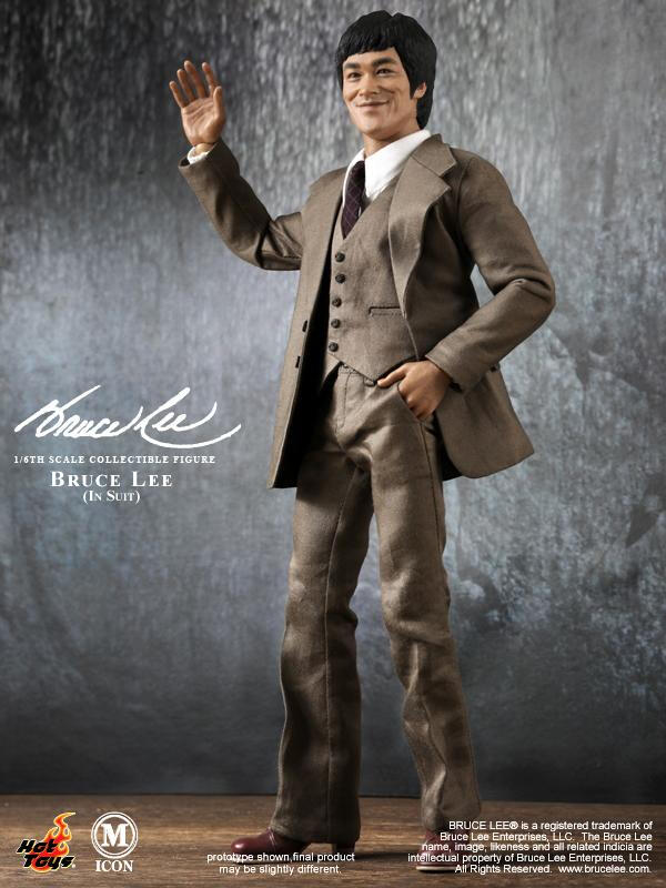 现货hottoys ht mis11 微笑李小龙 西装版