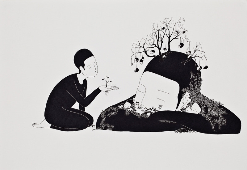 插画作品简单风格诙谐有趣寓意深远来自daehyunkim的插画