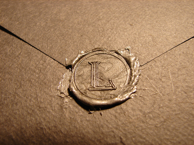 sealing wax 火漆 l