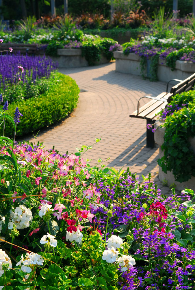 美丽花园风景 图片素材-园林景观-环境家