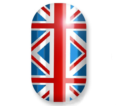minx英国国旗美甲贴
