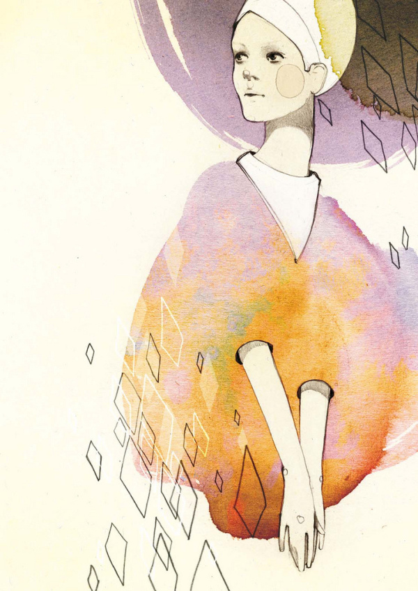 你的轮廓迷住我的双眼