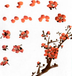 梅花画法