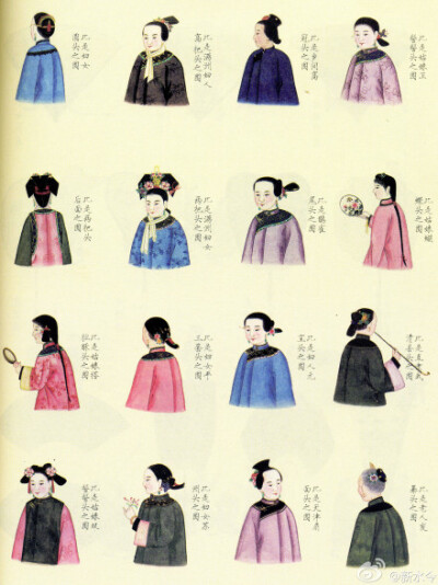 古代寡妇发型的区别图片
