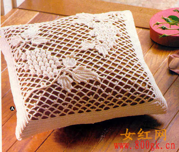 钩针编织枕头套