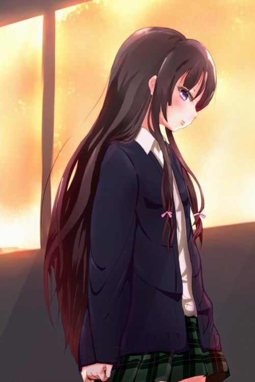 黑长直 二次元 acg 动漫