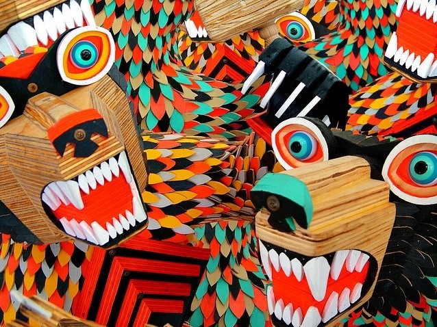 ajfosik综合材料作品