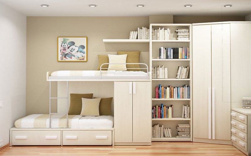 柜子和床完美结合