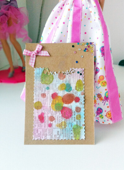 原创手工作品推荐:手工明信片