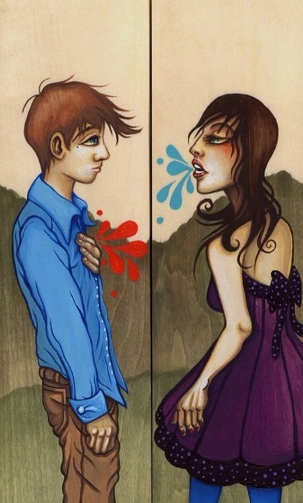 你不要轻易地伤害别人,用你那尖酸刻薄的嘴脸.