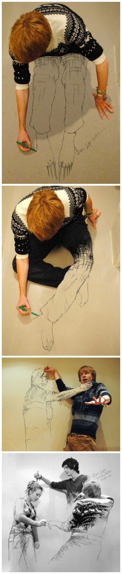 年轻的英国艺术家dan lester把摄影和插画结合在一起,创造出独特的