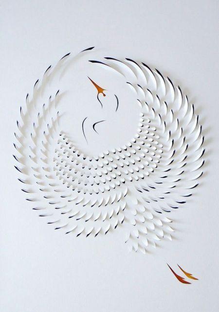 栩栩如生的纸雕