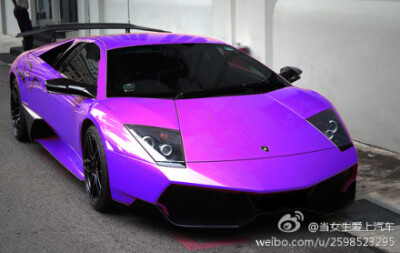 超炫的渐变色兰博基尼蝙蝠跑车 lp670-4 sv,好靓!