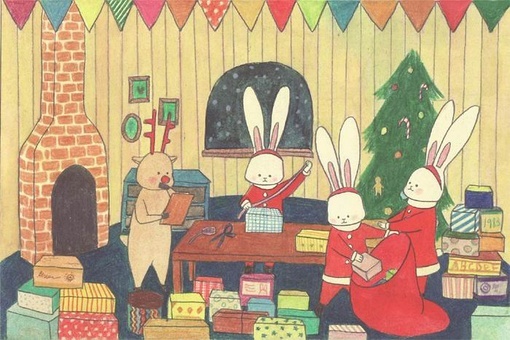 韩国插画家lapinfee的小兔子