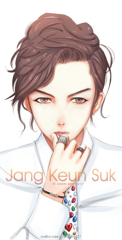 帅气的张根硕卡通表情