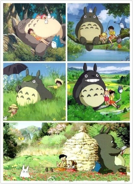 心中都有一个龙猫,无聊的时候可以陪你玩耍;下雨天可以给你撑起荷叶伞