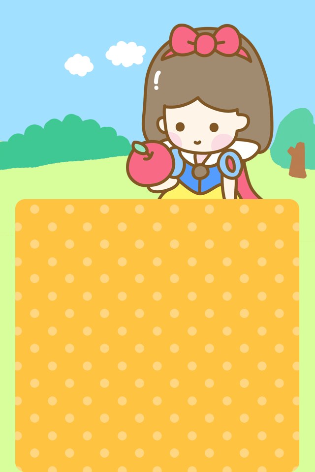 q萌白雪主屏壁纸