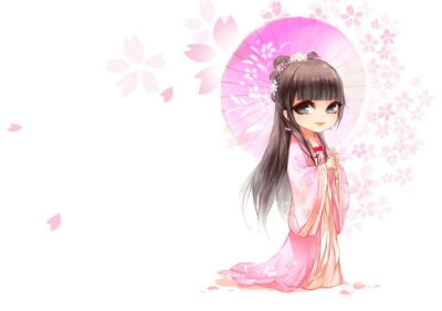 汉服q版齐胸 大袖衫